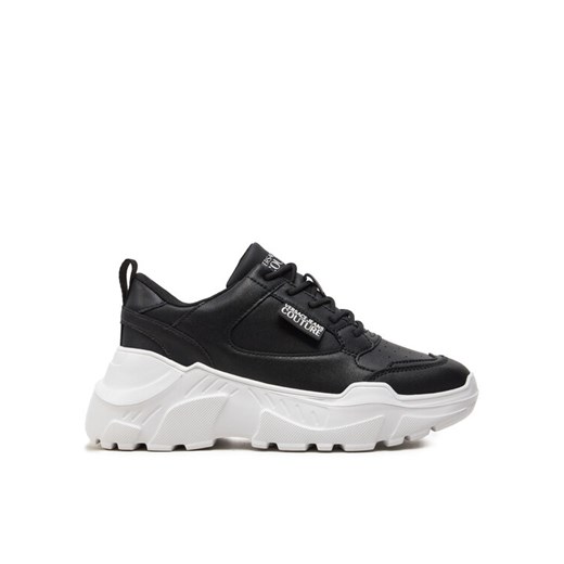 Versace Jeans Couture Sneakersy 76VA3SC2 Czarny ze sklepu MODIVO w kategorii Buty sportowe damskie - zdjęcie 182720375
