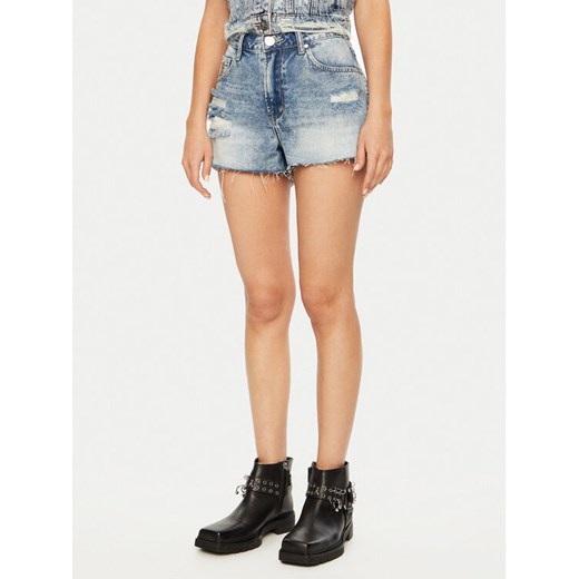 One Teaspoon Szorty jeansowe Bowies 26723 Niebieski Regular Fit ze sklepu MODIVO w kategorii Szorty - zdjęcie 182720428