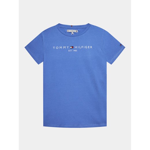 Tommy Hilfiger T-Shirt Essential Tee S/S KG0KG05242 Niebieski Regular Fit Tommy Hilfiger 16Y MODIVO
