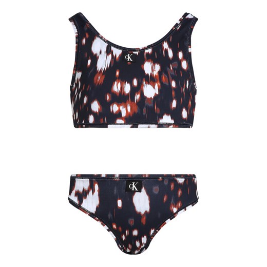 Calvin Klein Swimwear Strój kąpielowy KY0KY00093 Czarny ze sklepu MODIVO w kategorii Stroje kąpielowe - zdjęcie 182720446