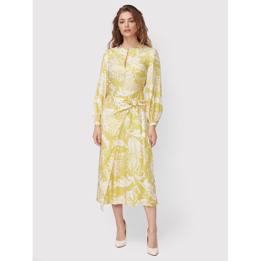 Ted Baker Sukienka koktajlowa Saraiy 261810 Żółty Regular Fit ze sklepu MODIVO w kategorii Sukienki - zdjęcie 182720466