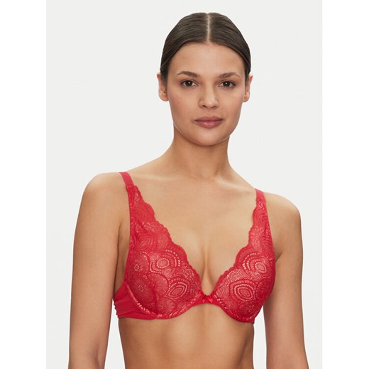 Wonderbra Biustonosz push-up WB000BHP Czerwony ze sklepu MODIVO w kategorii Biustonosze - zdjęcie 182720495