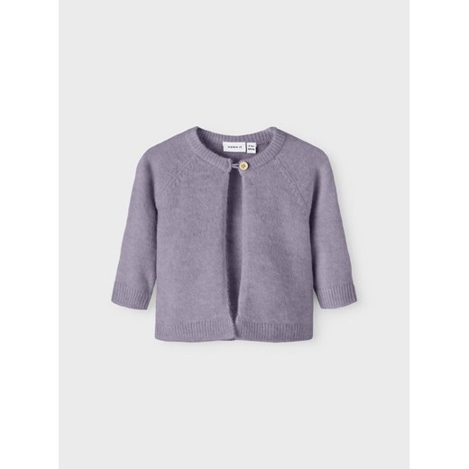 NAME IT Kardigan 13218679 Fioletowy Regular Fit ze sklepu MODIVO w kategorii Bluzy i swetry - zdjęcie 182720497