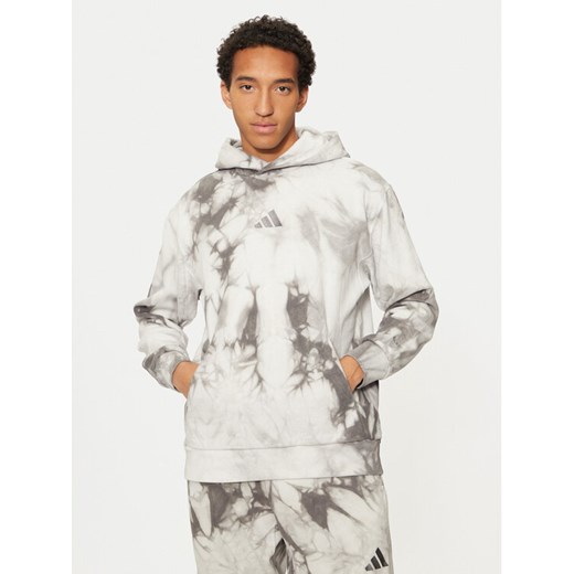 adidas Bluza ALL SZN Fleece Washed IX1257 Szary Regular Fit ze sklepu MODIVO w kategorii Bluzy męskie - zdjęcie 182720587