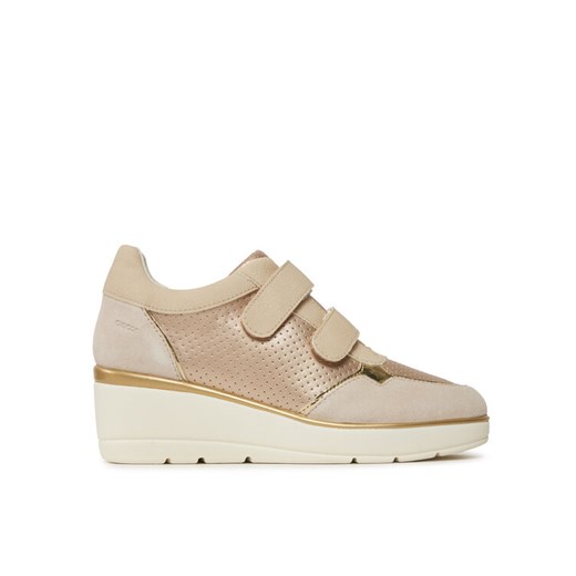 Geox Sneakersy D Ilde D25RAB 0NFEK C2235 Beżowy ze sklepu MODIVO w kategorii Buty sportowe damskie - zdjęcie 182720608