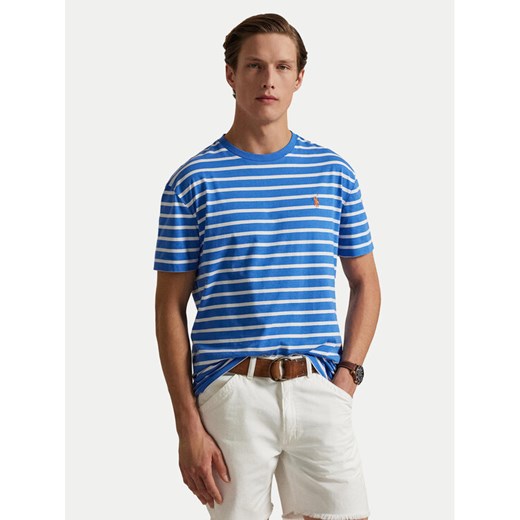 Polo Ralph Lauren T-Shirt 710938134006 Niebieski Slim Fit ze sklepu MODIVO w kategorii T-shirty męskie - zdjęcie 182720657