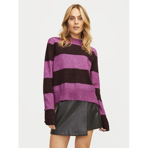 JJXX Sweter Chick 12246493 Różowy Loose Fit ze sklepu MODIVO w kategorii Swetry damskie - zdjęcie 182720817