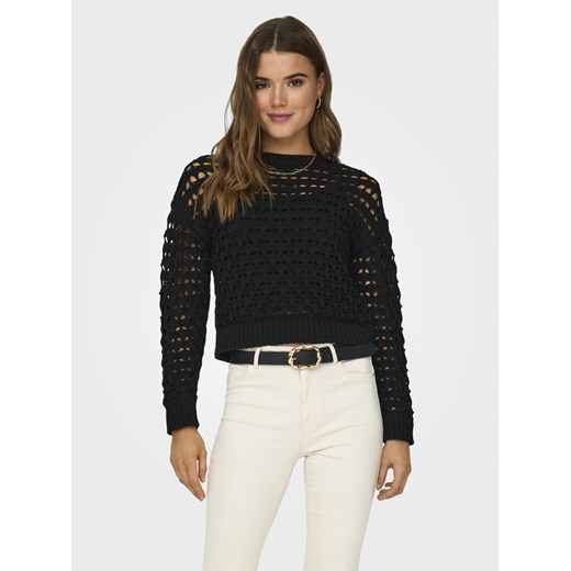 ONLY Sweter Linda 15311772 Czarny Regular Fit ze sklepu MODIVO w kategorii Swetry damskie - zdjęcie 182720835