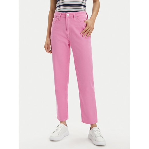 Lee Jeansy Carol 112349595 Różowy Straight Fit ze sklepu MODIVO w kategorii Jeansy damskie - zdjęcie 182720839