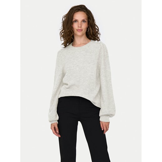 JDY Sweter Elanora 15328345 Écru Regular Fit ze sklepu MODIVO w kategorii Swetry damskie - zdjęcie 182720865
