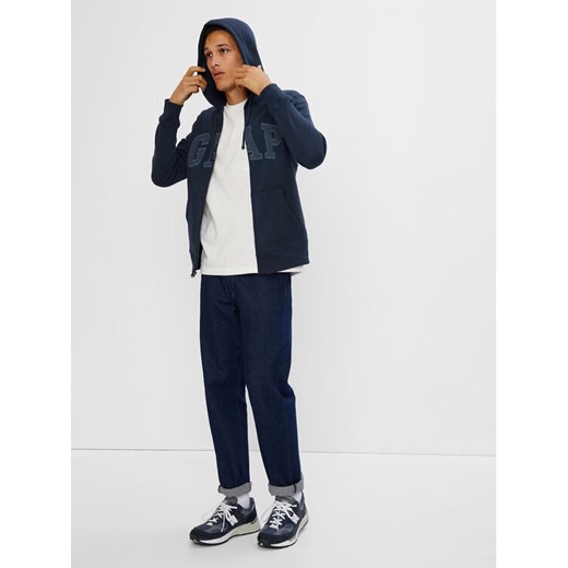Gap Bluza 499917-03 Granatowy Regular Fit ze sklepu MODIVO w kategorii Bluzy męskie - zdjęcie 182720896