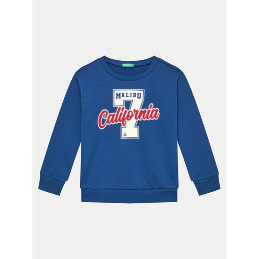 United Colors Of Benetton Bluza 3FWYC10K6 Granatowy Regular Fit ze sklepu MODIVO w kategorii Bluzy chłopięce - zdjęcie 182720935
