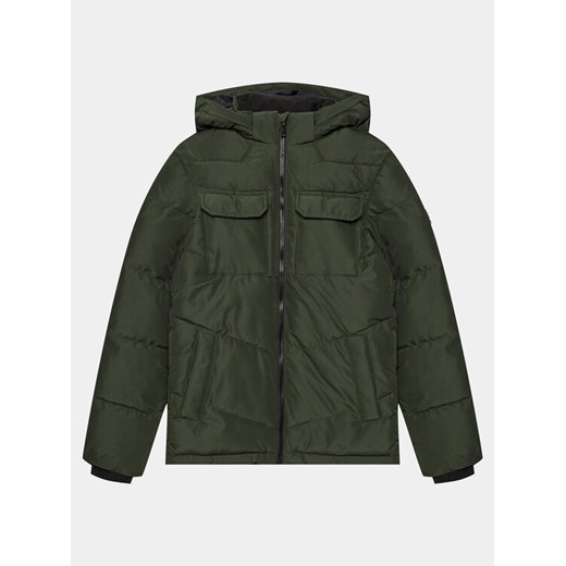 Jack&Jones Junior Kurtka zimowa Mason 12236556 Zielony Regular Fit ze sklepu MODIVO w kategorii Kurtki chłopięce - zdjęcie 182720978