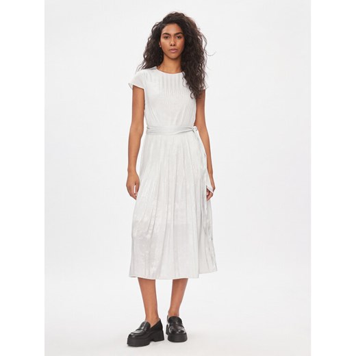 DKNY Sukienka codzienna DD3JA341 Biały Regular Fit ze sklepu MODIVO w kategorii Sukienki - zdjęcie 182721006