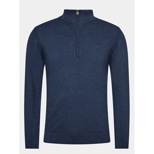 INDICODE Sweter Liliamos 35-698 Granatowy Regular Fit ze sklepu MODIVO w kategorii Swetry męskie - zdjęcie 182721085