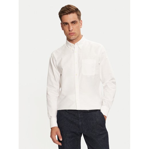 United Colors Of Benetton Koszula 5FGBUQ04C Biały Regular Fit ze sklepu MODIVO w kategorii Koszule męskie - zdjęcie 182721129