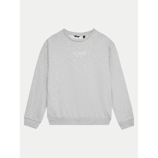 Guess Bluza L4BQ28 KAV33 Szary Regular Fit ze sklepu MODIVO w kategorii Bluzy chłopięce - zdjęcie 182721146