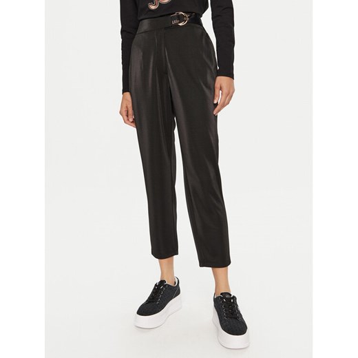 Liu Jo Sport Spodnie materiałowe TF4260 J4751 Czarny Regular Fit ze sklepu MODIVO w kategorii Spodnie damskie - zdjęcie 182721157