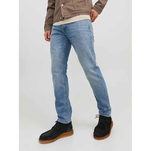 Jack&Jones Jeansy Mike 12237309 Niebieski Tapered Fit ze sklepu MODIVO w kategorii Jeansy męskie - zdjęcie 182721197