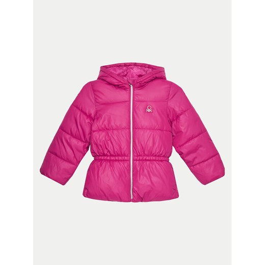 United Colors Of Benetton Kurtka zimowa 2NQRGN02X Różowy Regular Fit ze sklepu MODIVO w kategorii Kurtki dziewczęce - zdjęcie 182721207