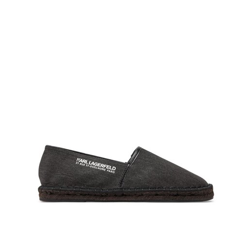 KARL LAGERFELD Espadryle KL70119 Czarny ze sklepu MODIVO w kategorii Espadryle męskie - zdjęcie 182721216