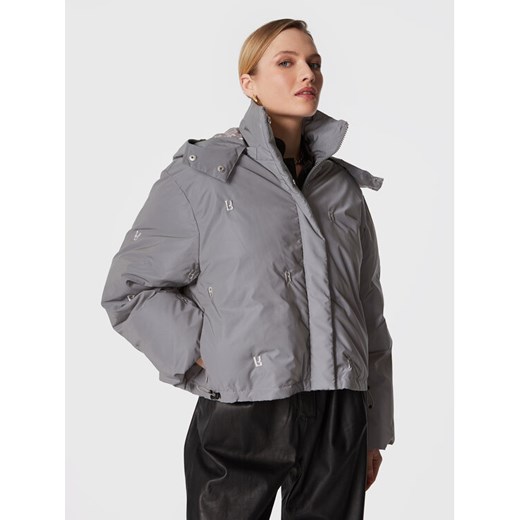 ROTATE Kurtka zimowa Padded Quilt RT2096 Szary Regular Fit ze sklepu MODIVO w kategorii Kurtki damskie - zdjęcie 182721217