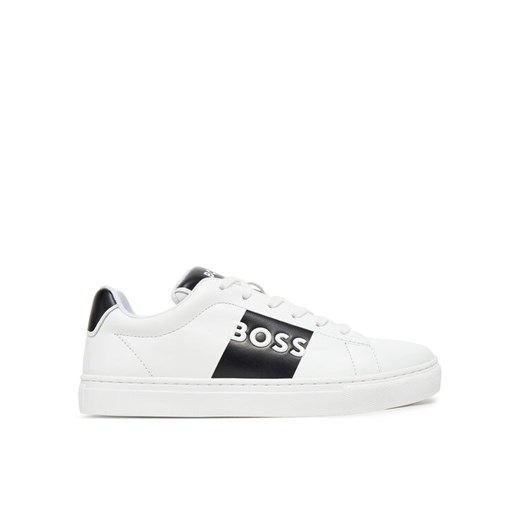 BOSS Sneakersy J51650 S Biały ze sklepu MODIVO w kategorii Buty sportowe dziecięce - zdjęcie 182721237