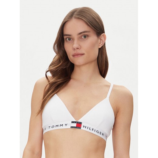 Tommy Hilfiger Biustonosz braletka UW0UW06040 Biały ze sklepu MODIVO w kategorii Biustonosze - zdjęcie 182721306