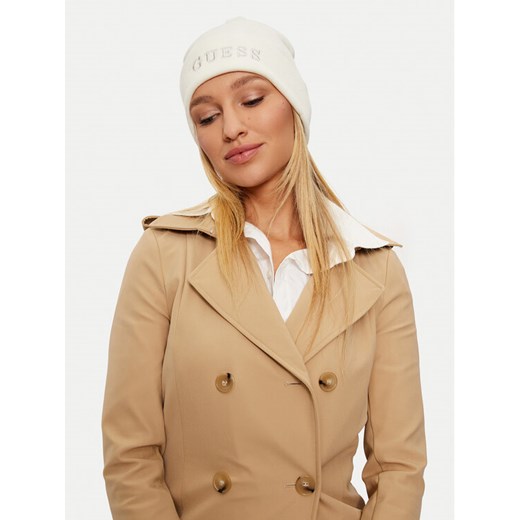 Guess Czapka AW5189 POL01 Biały ze sklepu MODIVO w kategorii Czapki zimowe damskie - zdjęcie 182721315