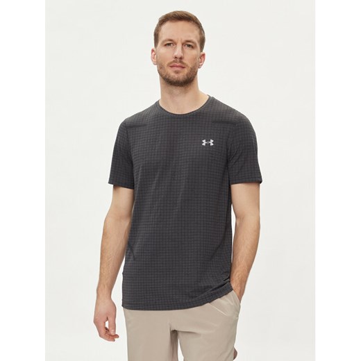 Under Armour Koszulka techniczna Ua Seamless Grid Ss 1376921-025 Szary Fitted Fit ze sklepu MODIVO w kategorii T-shirty męskie - zdjęcie 182721335