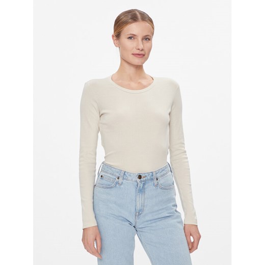 United Colors Of Benetton Bluzka 3GA2E16F9 Beżowy Regular Fit ze sklepu MODIVO w kategorii Bluzki damskie - zdjęcie 182721336