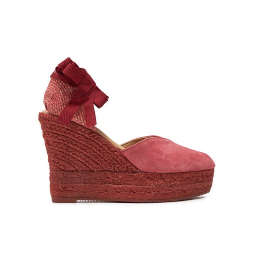 Manebi Espadryle Hamptons Heart-Shaped Wedge Espadrilles W 2.1 WH Różowy ze sklepu MODIVO w kategorii Espadryle damskie - zdjęcie 182721376