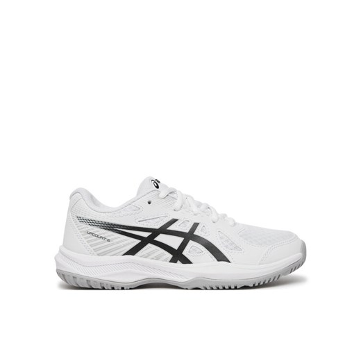 Asics Buty halowe Upcourt 6 Gs 1074A045 Biały ze sklepu MODIVO w kategorii Buty sportowe dziecięce - zdjęcie 182721435