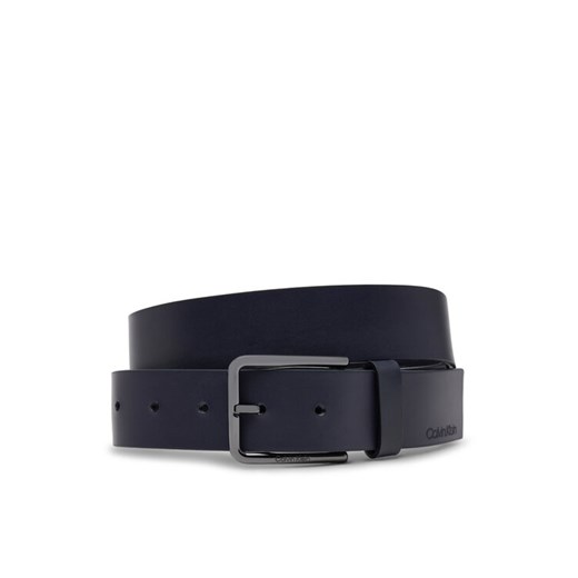 Calvin Klein Pasek Męski Warmth Oiled Grain 35Mm K50K509654 Granatowy ze sklepu MODIVO w kategorii Paski męskie - zdjęcie 182721456