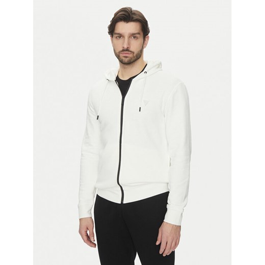 Guess Bluza Z2YQ28 KAIJ1 Biały Regular Fit ze sklepu MODIVO w kategorii Bluzy męskie - zdjęcie 182721505