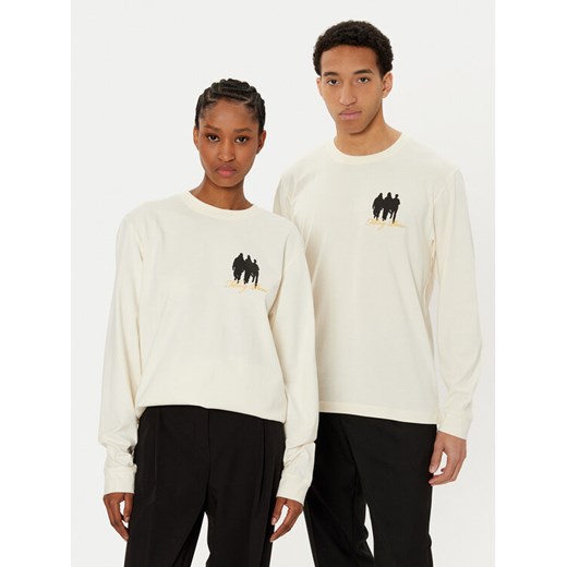 Filling Pieces Longsleeve Unisex United by Generations 8049987 Écru Regular Fit ze sklepu MODIVO w kategorii Bluzki damskie - zdjęcie 182721558