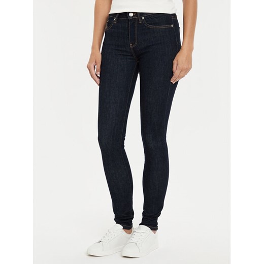 Tommy Hilfiger Jeansy Como WW0WW42487 Granatowy Skinny Fit ze sklepu MODIVO w kategorii Jeansy damskie - zdjęcie 182721627