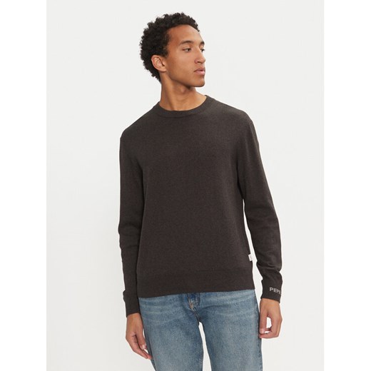 Pepe Jeans Sweter New Andre PM702469 Szary Regular Fit ze sklepu MODIVO w kategorii Swetry męskie - zdjęcie 182721636