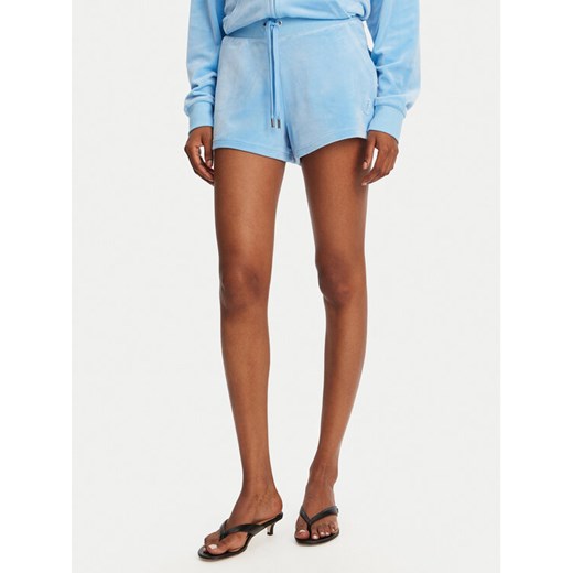 Juicy Couture Szorty sportowe Eve JCBHS224801 Niebieski Regular Fit ze sklepu MODIVO w kategorii Szorty - zdjęcie 182721639