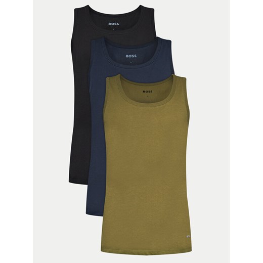 Boss Komplet 3 tank topów 50517863 Kolorowy Regular Fit ze sklepu MODIVO w kategorii T-shirty męskie - zdjęcie 182721646