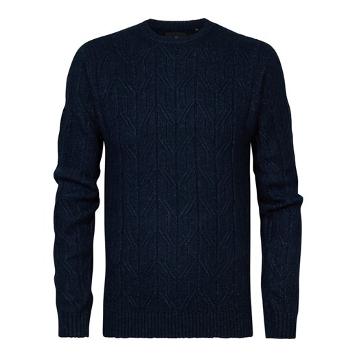 Petrol Industries Sweter M-3030-KWR250 Granatowy Regular Fit ze sklepu MODIVO w kategorii Swetry męskie - zdjęcie 182721676