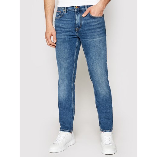 Tommy Hilfiger Jeansy Denton MW0MW15603 Niebieski Straight Fit ze sklepu MODIVO w kategorii Jeansy męskie - zdjęcie 182721687