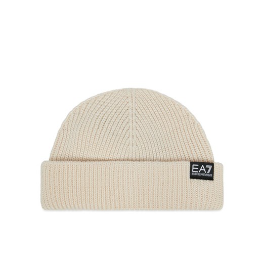 EA7 Emporio Armani Czapka 244667 4F200 33740 Beżowy ze sklepu MODIVO w kategorii Czapki zimowe damskie - zdjęcie 182721705