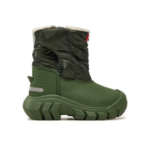 Hunter Śniegowce KFT5001PCT-FXR Khaki ze sklepu MODIVO w kategorii Buty zimowe dziecięce - zdjęcie 182721767
