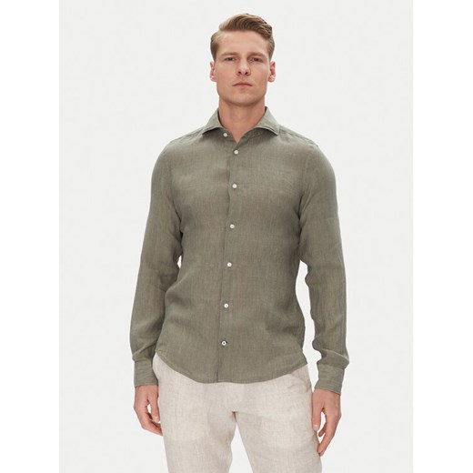 JOOP! Koszula 17 JSH-146Pai-W 30046075 Zielony Slim Fit ze sklepu MODIVO w kategorii Koszule męskie - zdjęcie 182721775