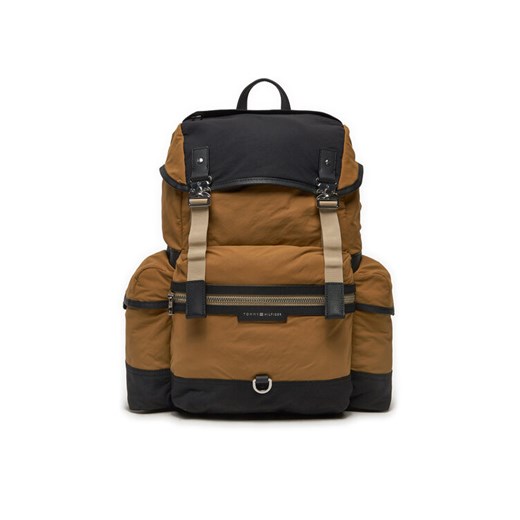 Tommy Hilfiger Plecak Premium Nylon Backpack AM0AM12494 Brązowy ze sklepu MODIVO w kategorii Plecaki - zdjęcie 182721797