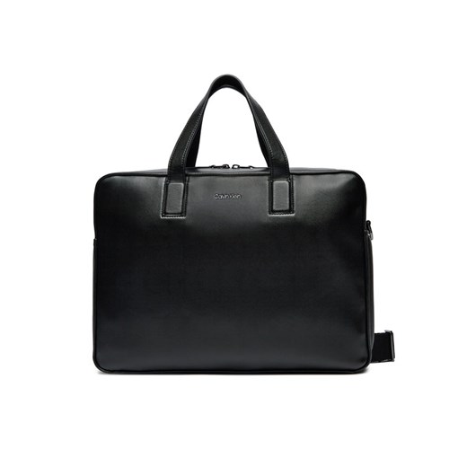 Calvin Klein Torba na laptopa Line Quilt Pu Laptop Bag K50K511876 Czarny ze sklepu MODIVO w kategorii Torby na laptopa - zdjęcie 182721849