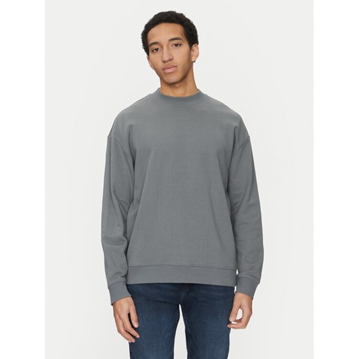 HUGO Bluza Dapocrew 50525892 Szary Relaxed Fit ze sklepu MODIVO w kategorii Bluzy męskie - zdjęcie 182721855