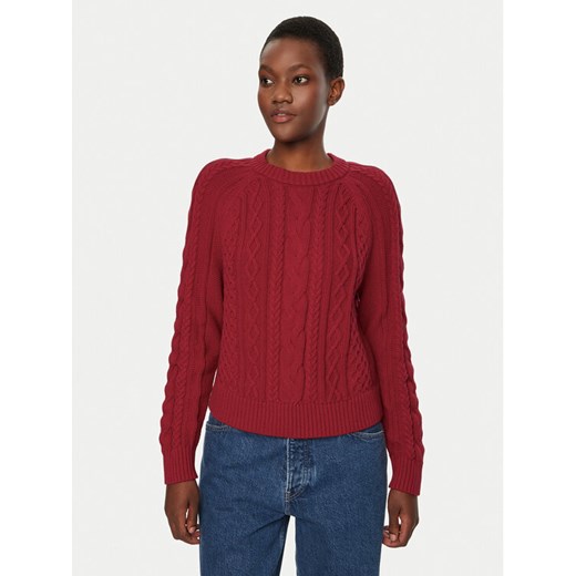 Gap Sweter 626355-05 Czerwony Regular Fit ze sklepu MODIVO w kategorii Swetry damskie - zdjęcie 182721859