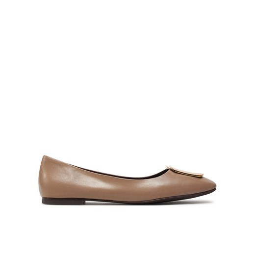 Tory Burch Baleriny 154077 Brązowy ze sklepu MODIVO w kategorii Balerinki - zdjęcie 182721866